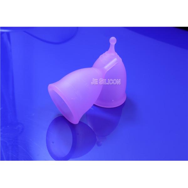Quality LFGB Hypoallergenic Silicone Menstrual Cup 12 Hour Capacity Harmless wholesale