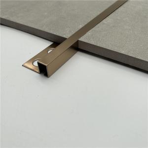 Anti Rust Flat Trim 304 316 Stainless Steel Flat Tile Trim Ceramic Tile Strips