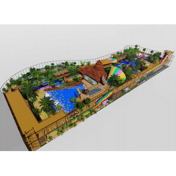 20000 SQM Aqua Park Design Master Plan Custom Water Theme Park Design for Resorts