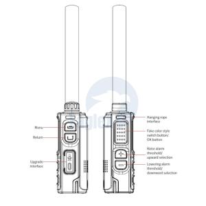 All Band Drone Detection Portable FPV DJI Handheld Drone Detector UAV 15 Hours