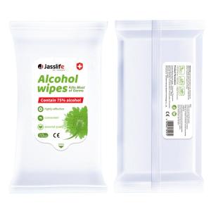 Cheap Antibacterial 75% Alcohol Disinfectant Wipes 10 Pcs 200mm X150mm for sale
