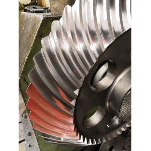 48T ISO 6-7 Grade Conical Spiral Helical Gear 14.117 Module with Left Helix