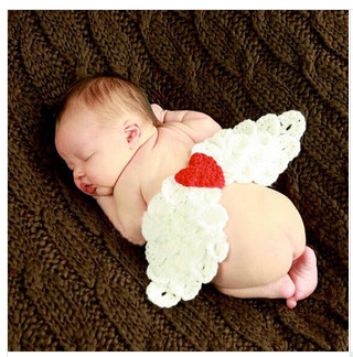 Quality white colorful baby hat cap Baby Photography Prop Crochet wing beanie diaper cover set wholesale