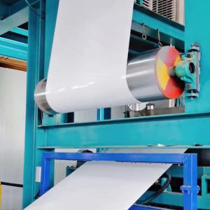 High Gloss PVDF 1220mm Width Aluminium Color Sheets Building Curtain Wall