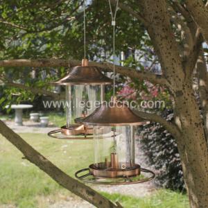 Squirrel Resistant Decorative Hanging Bird Feeder , Portable Bird Feeder