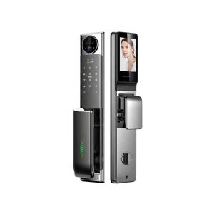 Standard Mortise Video Intercom Door Lock Grey Automatic Door Locks For Houses