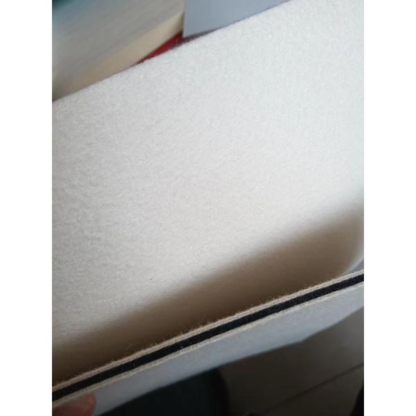 Quality Smart Card Lamination Comfortable Felt Cushion Pads With Woolen Surface Finish And Black Silica Gel Middle Material wholesale