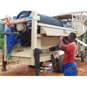 250TPH portable gold trommel wash plant Gold Highbanker Sluice Dust Mining