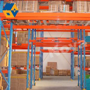 Robust Gray Blue Orange Pallet Racking System With 2.0-2.5mm Beam Thickness