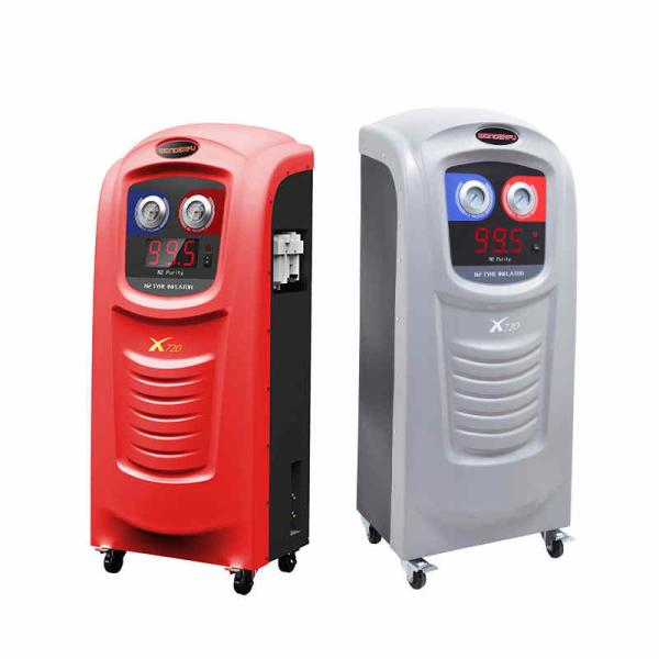 Red Tire Inflation Nitrogen Inflator Machine High Purity / Nitrogen Tire