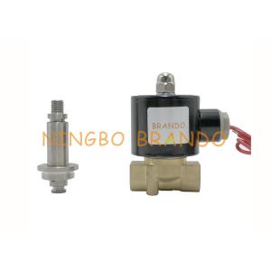 China 2/2 Way UD-10 Normally Closed 2W040-10 Direct Acting Brass Water Valve For Water Air And Gas on sale