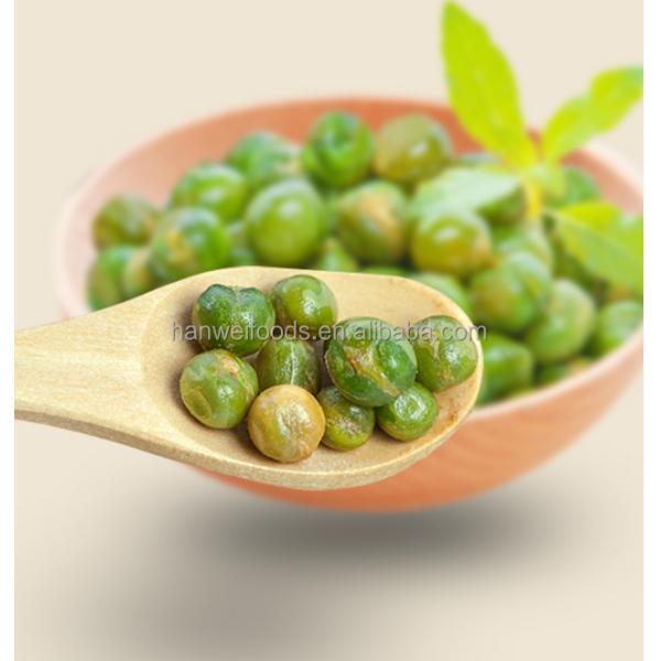 Healthy Snack Wasabi Coated Green Peas Crisp Texture Mustard Green Peas