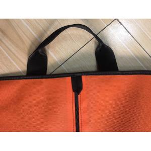 Handle Suit Garment Bag Travel Colored Non Woven Printed With Clips 115*60 cm