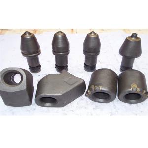 Deep Foundation 19mm Round Shank Chisel Used For Piling Drilling Tools