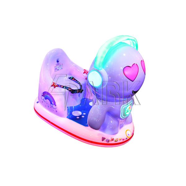 Quality 2020 EPARK lovely outdoor MP5 screen coin operated kiddie kids swing machines wholesale