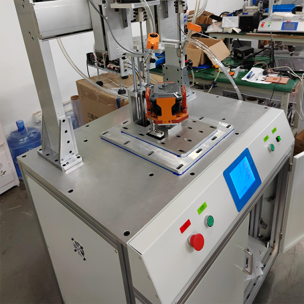 Auto Screw Pneumatic Feeder Floor Type Multi Axis Automatic Screw Locking Machine with Double Screw Head and Rotary Table
