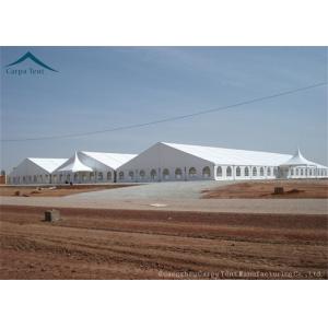 Cheap Large Rainproof Clear Span Buildings For Temporary Warehouse , ABS Side Wall for sale
