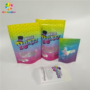 China Custom Printed CBD Candy Runtz Bags Resealable k Packaging Smell Proof Mylar Pouch Bag on sale