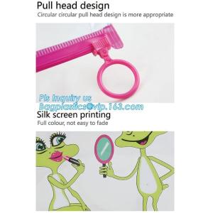 plastic bag with zip lock for cosmetic, slide lock poly bag, standing up zip