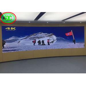 Rental Curved Smd HD Indoor Led Display Board, P3.9mm Full Color LED Signage