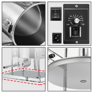 260w Meat Processing Machine Piston Sausage Stuffer Machine Manual Quantitative