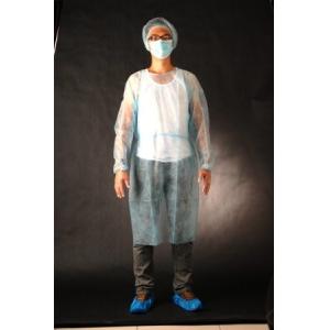 Sbpp Blue Disposable Isolation Gowns S-6XL Thumb Loops Garments In AAMI Level 1