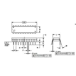 Cheap Integrated Circuit ChipHCMOS Single-Chip Microcontroller MC68HRC908JK3CDW MOTOROLA SOP20 for sale