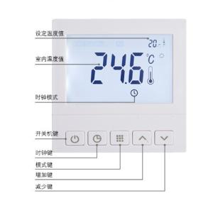 Weekly Programmed Smart Thermostat With Boiler Linkage With Children'S Lock