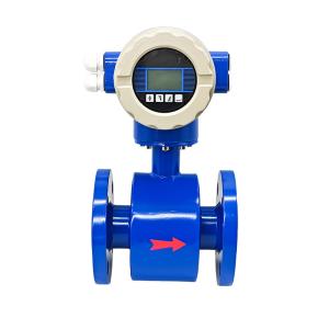 Cheap Integrated Electromagnetic Flowmeter Stainless Steel For Sewage Liquid / Electroplating for sale