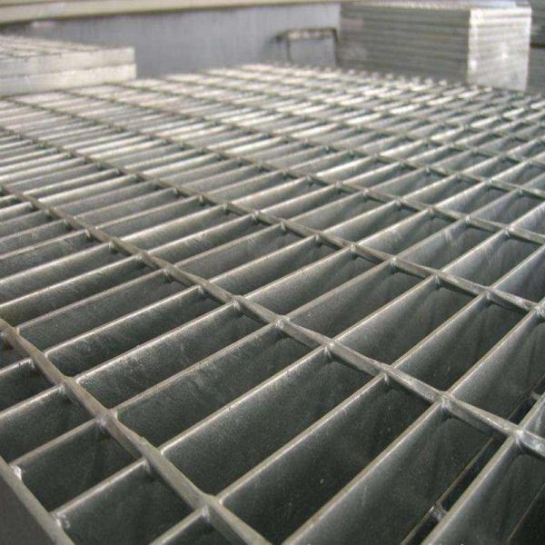 Heavy Duty Galvanized Trench Cover Steel Grating 50mm Loading Bar Depth