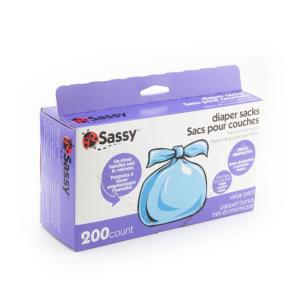 Tie Handle Compostable Nappy Sacks Eco Friendly Biodegradable Nappy Bags