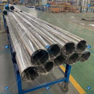 Chemical Element Titanium Gr2 Tube Targets Astm B861 Metallic Luster