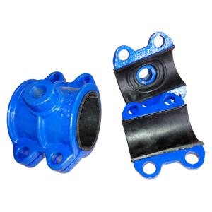 Professional Ductile Iron Saddle For PE PVC AC Pipe Leakage Proof