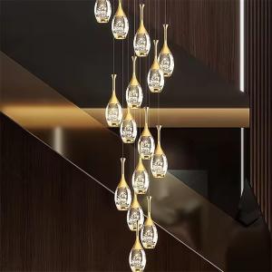Simple Led Crystal Chandelier Modern Personality Creative Spherical Ceiling