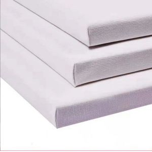 Custom Size 380g Pure Cotton Stretched Canvas Board with Back Staple Allowed for