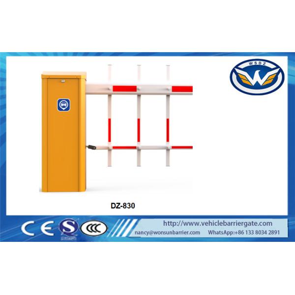 24VDC 6M Arm Automatic Boom Barrier Quickly Interchanged With Backup Battery