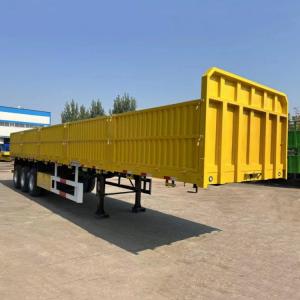 China China 40ft Flatbed Semi Trailer Equipment with Side Walls for Sale Near Me on sale