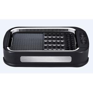 HomeSmokeless Electric Skillet with Removable Temperature Probe Indicator Light 150-250℃ Temperature Range