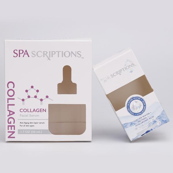 Customized Logo Lotion Essence Cosmetic Packaging Boxes With Inserts