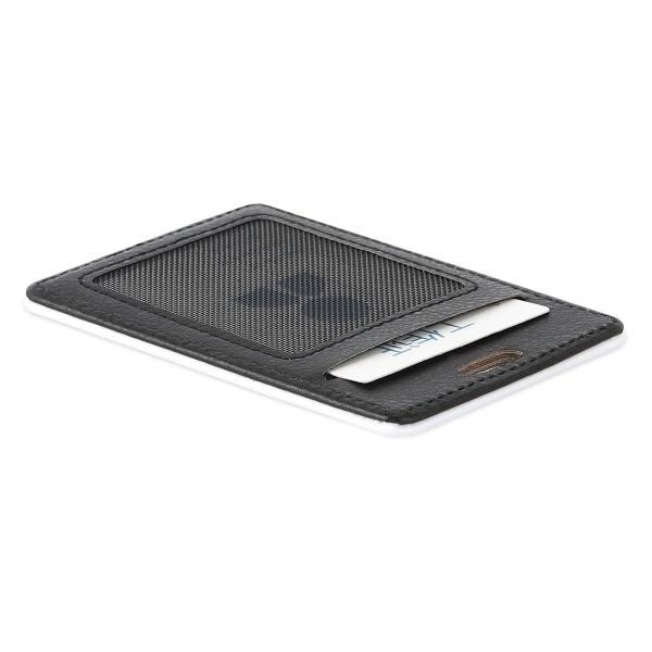 Personalized PU Leather Luggage Tag With Card Slot Back Custom Logo Printed White Blank Rectangle Sublimation Heat Transfer Tag