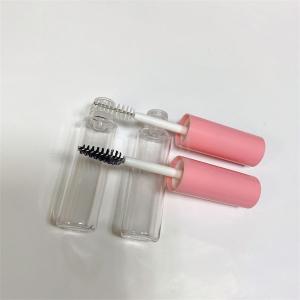 Transparent Plastic Mascara Tube Double Cylinder Wand Empty Mascara Container