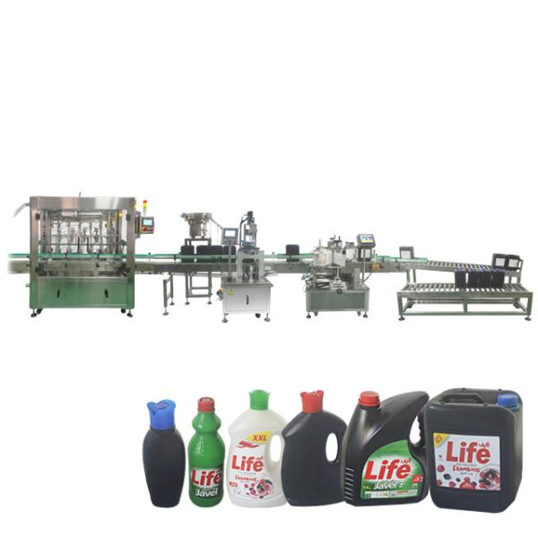 10L Detergent Servo Screw Capping Machine with Full Automation and Stainless