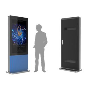 Floor Standing LCD Kiosk Displays 55 Inch LCD Screen Advertising Outdoor