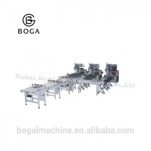 China Auto Feeding Food Packaging Line For Food Items 3770 X 670 X 1450mm Electric on sale