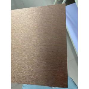 Lightweight Elegant Brushed Aluminum Composite Panel With Wide Range Of Colors