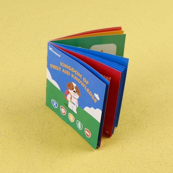 Quality Box Printing Custom Waterproof Cover Softcover Saddle Stitching CMYK Matte Lamination Alphabet Colour Books for Adults Reading wholesale