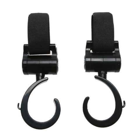 Quality Factory  Baby Products gift  360 degree rotation  baby stroller hook bebe  Pushchair Belt Snap Buckle Hook  Buggy Clips Hanger wholesale