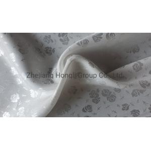 5075polyester Spandex Weft Stretch Jacquard Satin Fabric