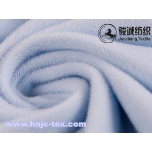 75D/144F Custom solid 1mm pile high super soft minky velboa blanket fabric for