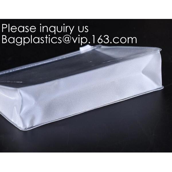 Quality EVA Cosmetic Bag With Silicone Bracelet,PVC/EVA Zipper Bag For Cosmetic Promotion,EVA Small Triangle Cosmetic Slider Zip wholesale